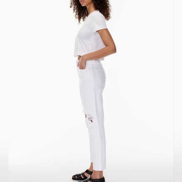 AGOLDE,Fen white distressed jeans NWT,28 - Picture 3 of 14